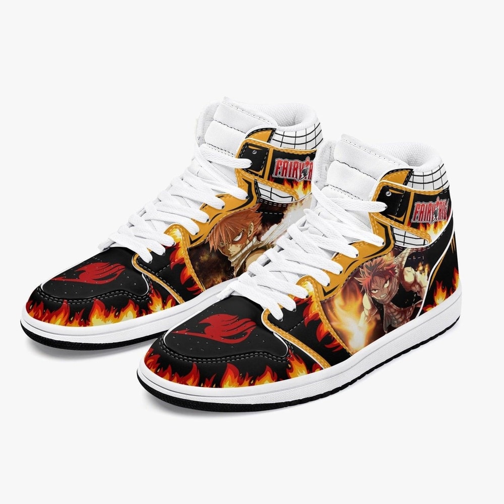 Fairy Tail Natsu Dragneel JD1 Shoes, Fairy Tail Natsu Dragneel Jordan 1 Shoes