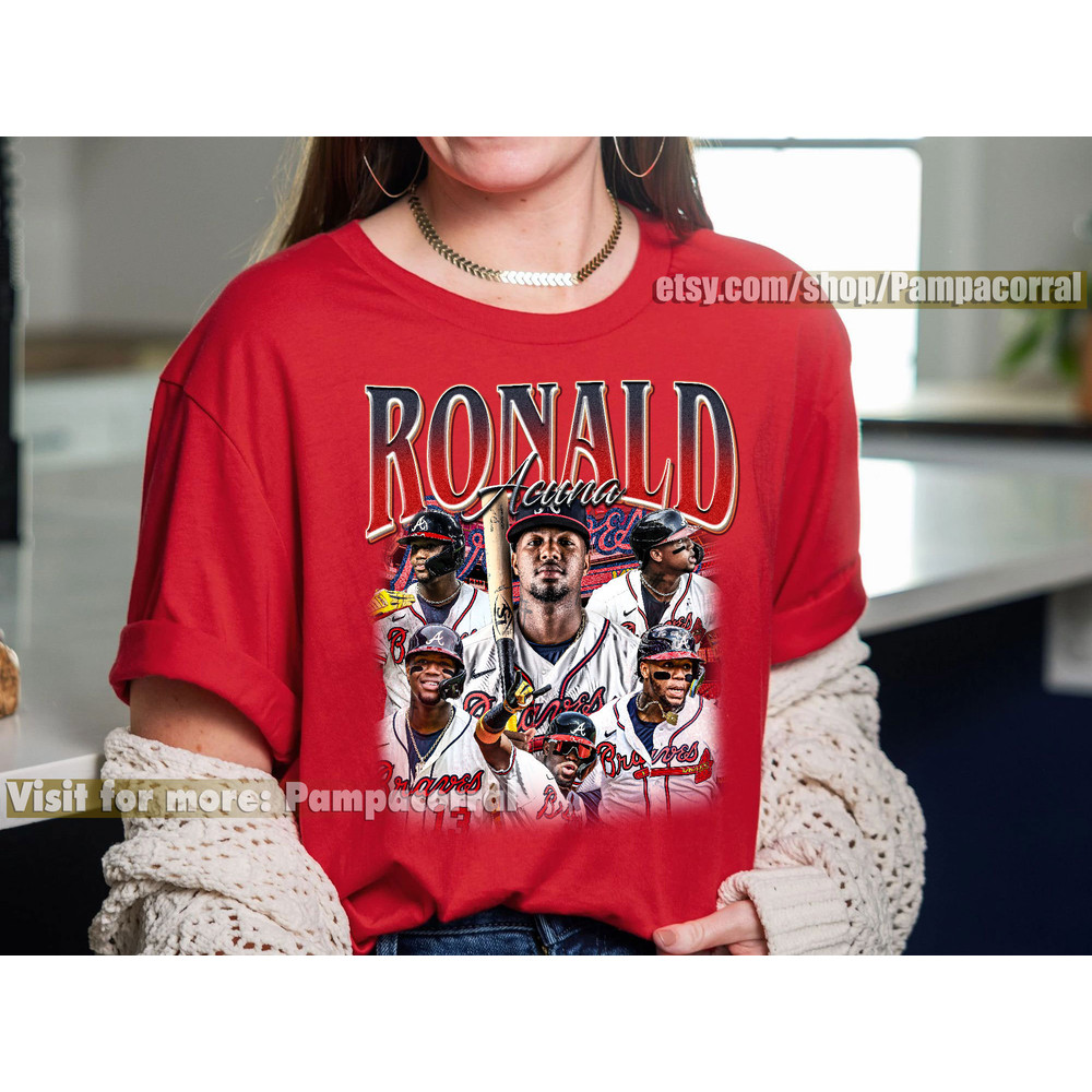 Ronald Acuna Jr Shirt, Baseball shirt, Classic 90s Graphic Tee, Unisex, Vintage Bootleg, Gift, Retro - 5.jpg
