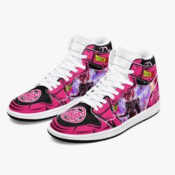 dragon ball super goku black rose jd1 shoes, dragon ball super goku black rose jordan 1 shoes