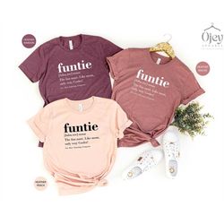 funtie shirt, shirts for aunt, favorite aunt shirt, favorite aunt gift, gift for aunt, cool aunt tee, aunt shirts, best