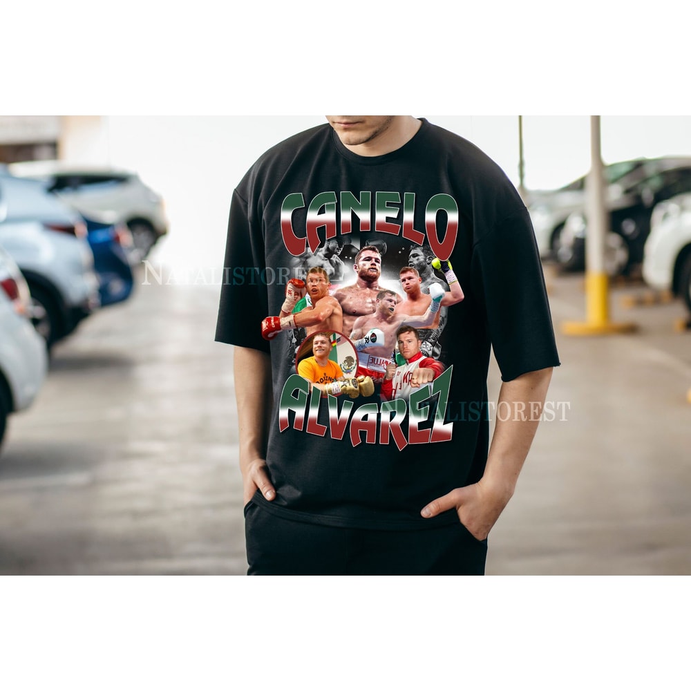 Canelo Alvarez Vintage Shirt, Boxing Shirt, Classic 90s Graphic Tee, Vintage Bootleg, Gift For Him Shirt, Canelo Alvarez Shirt - 2.jpg