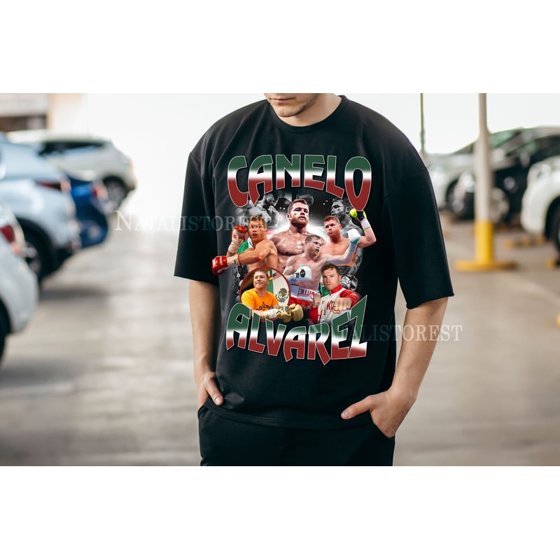 Canelo Alvarez Vintage Shirt, Boxing Shirt, Classic 90s Graphic Tee, Vintage Bootleg, Gift For Him Shirt, Canelo Alvarez Shirt - 2.jpg
