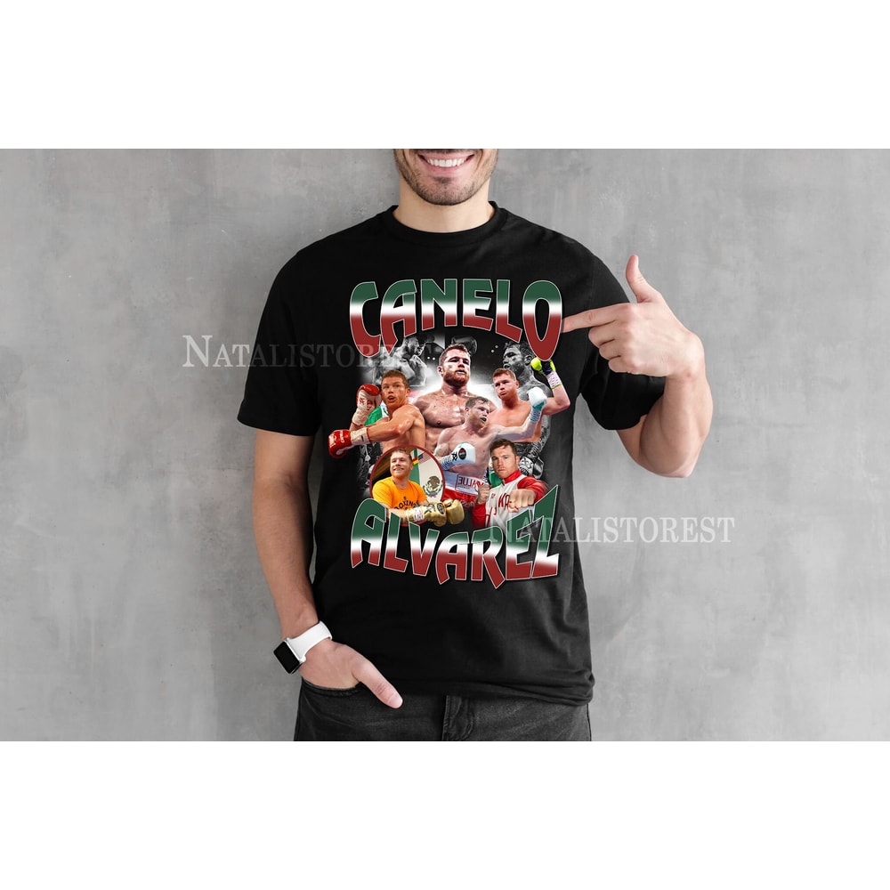 Canelo Alvarez Vintage Shirt, Boxing Shirt, Classic 90s Graphic Tee, Vintage Bootleg, Gift For Him Shirt, Canelo Alvarez Shirt - 3.jpg