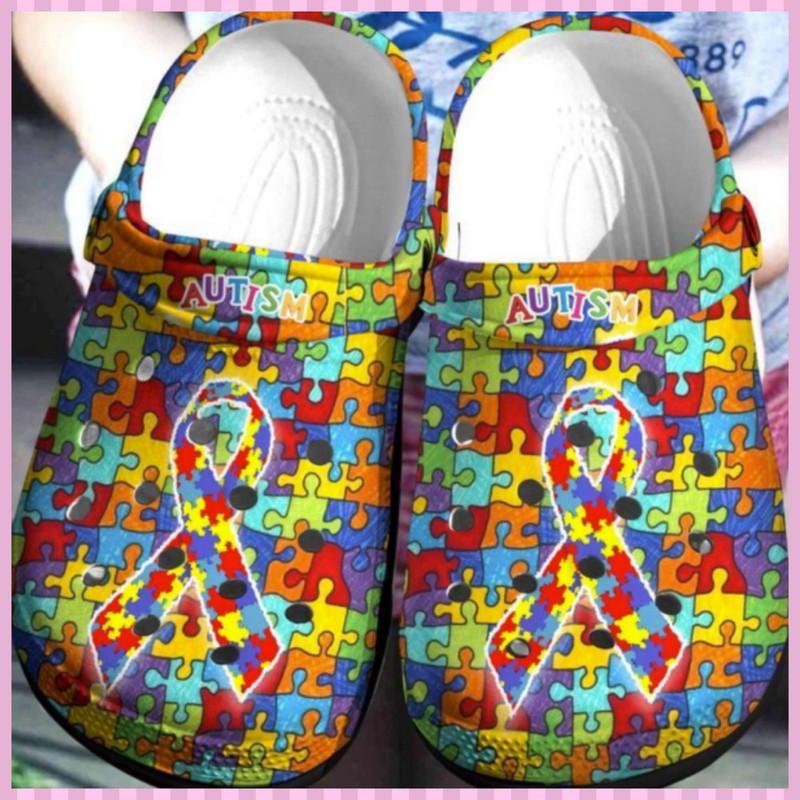 Autism Awareness Crocs Clog Shoes.jpg