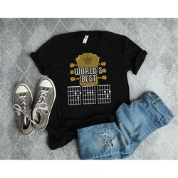 father's day shirt, guitar dad gift, guitarist shirt, world's best dad, music shirt, fathers day gifts for dad, dad birt