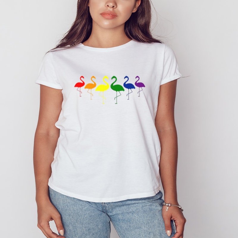Flamingo pride 2023 shirt, Shirt For Men Women, Graphic Design, Unisex Shirt