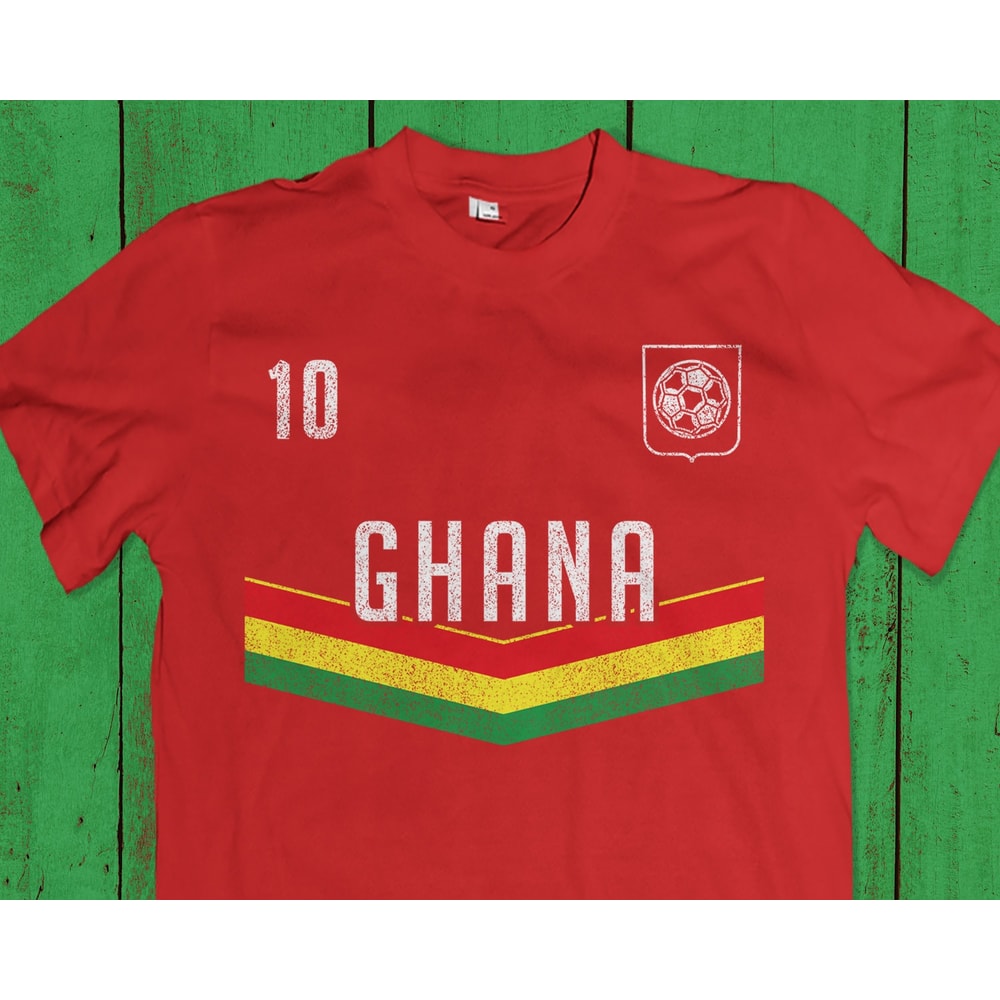 Ghana Soccer Shirt, Mens African Personalised Tee, Boys Black Stars Shirt, Ghanaian Gift #321 - 1.jpg