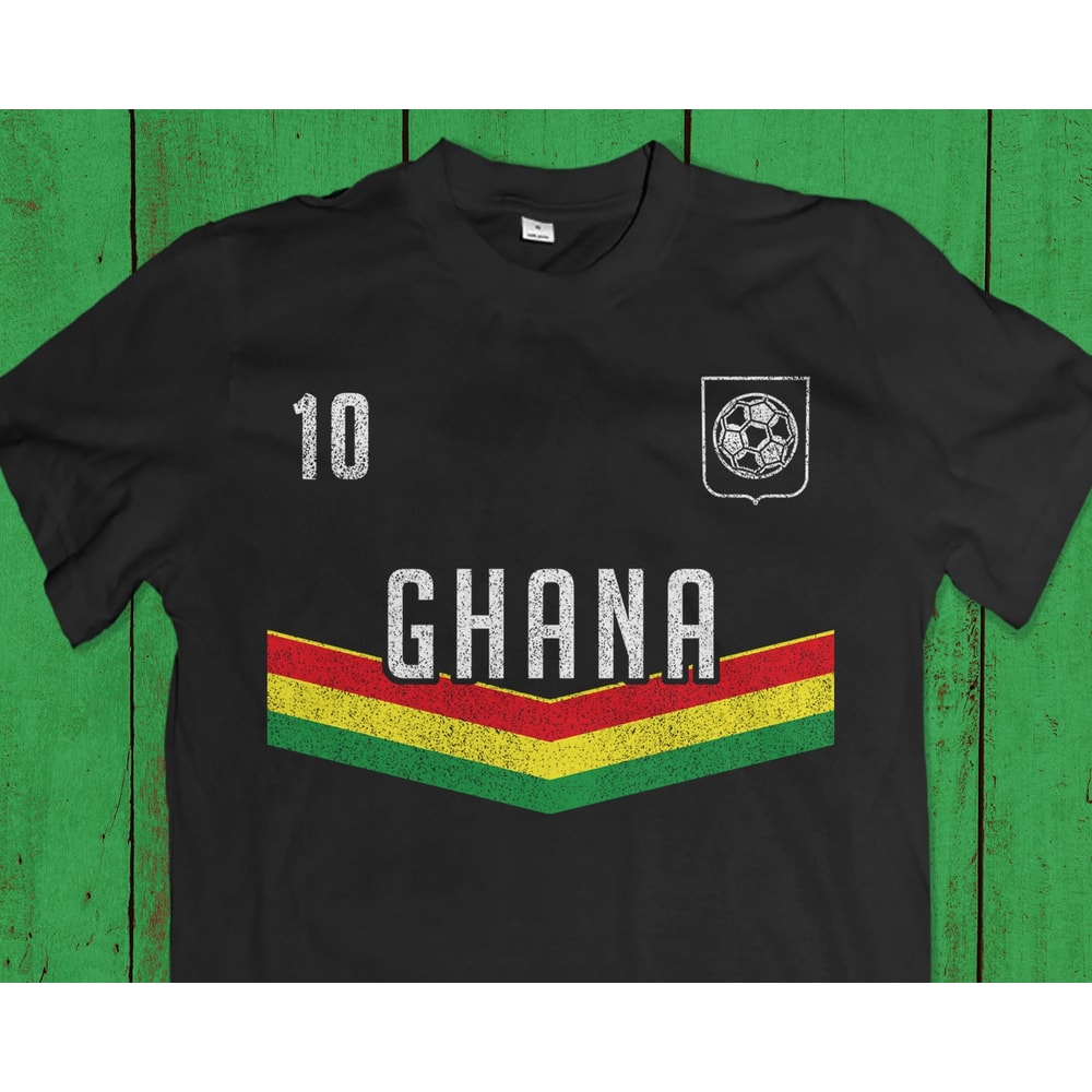 Ghana Soccer Shirt, Mens African Personalised Tee, Boys Black Stars Shirt, Ghanaian Gift #321 - 2.jpg
