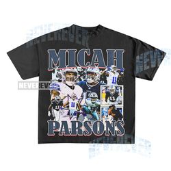 Micah Parsons 90s retro Dallas Football Team Unisex tee , Bootleg rap tee , Vintage 90s rap tee , NFL Graphic T shirt