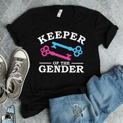 Keeper of the Gender Reveal Shirt, Baby Shower Shirt, Baby Shower Gift, Baby Gender Reveal Party, Baby Gender T-Shirt, B