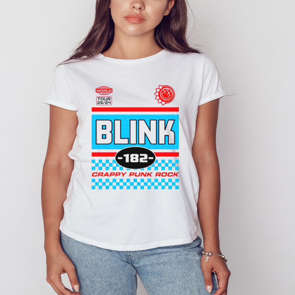 Blink-182 World Tour 2023 2024 Crappy Punk Rock BMXer Tee Fan Gifts T-Shirt, Shirt For Men Women, Graphic Design