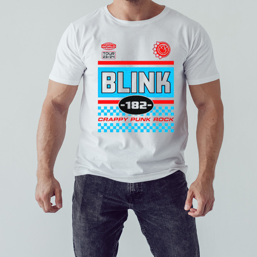 Blink-182 World Tour 2023 2024 Crappy Punk Rock BMXer Tee Fan Gifts T-Shirt, Shirt For Men Women, Graphic Design