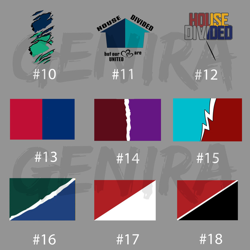 Custom House Divided Shirt, House Divided Baby Clothes, House Divided College Shirt, House Divided Toddler Tee, House Divided Baby Undecided - 3.jpg