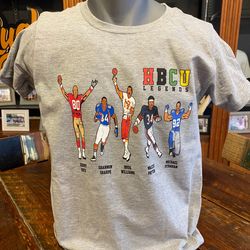 hbcu legends graphic t-shirt