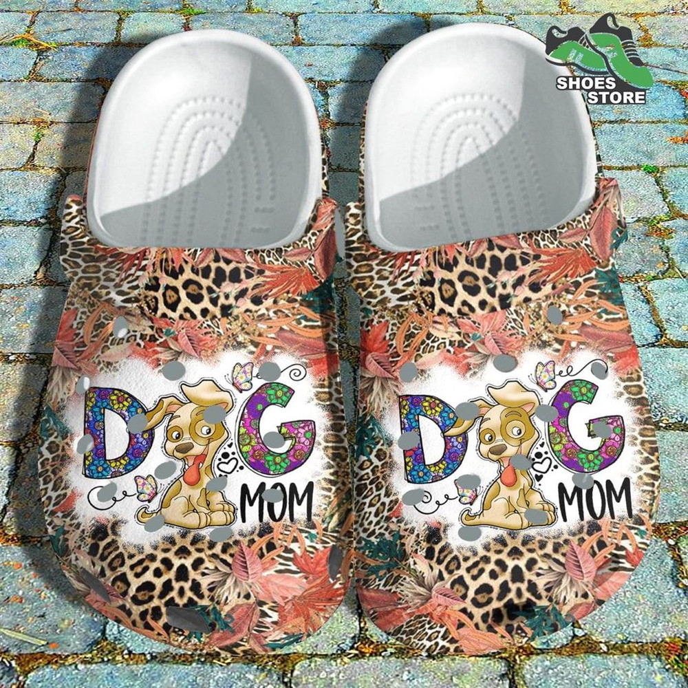 Autumn Hippie Dog Mom Crocs Shoes, Happy Garden Farm Crocs.jpg