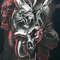 Vintage Early 2000s Y2K Skull Dragon Graphic Tee Shirt (size adult Medium) - 2.jpg