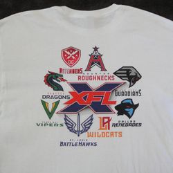 xfl t-shirt, football t-shirt, sport t-shirt, xfl teams t-shirt, team t-shirt,