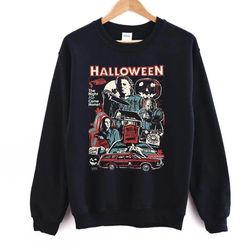halloween the night he came home, vintage michael myers sweatshirt, michael myers tshirt