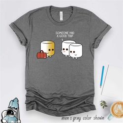 marshmallow travel, funny camping shirt, marshmallow shirt, funny camping shirt, smores shirt, camping gift, marshmallow