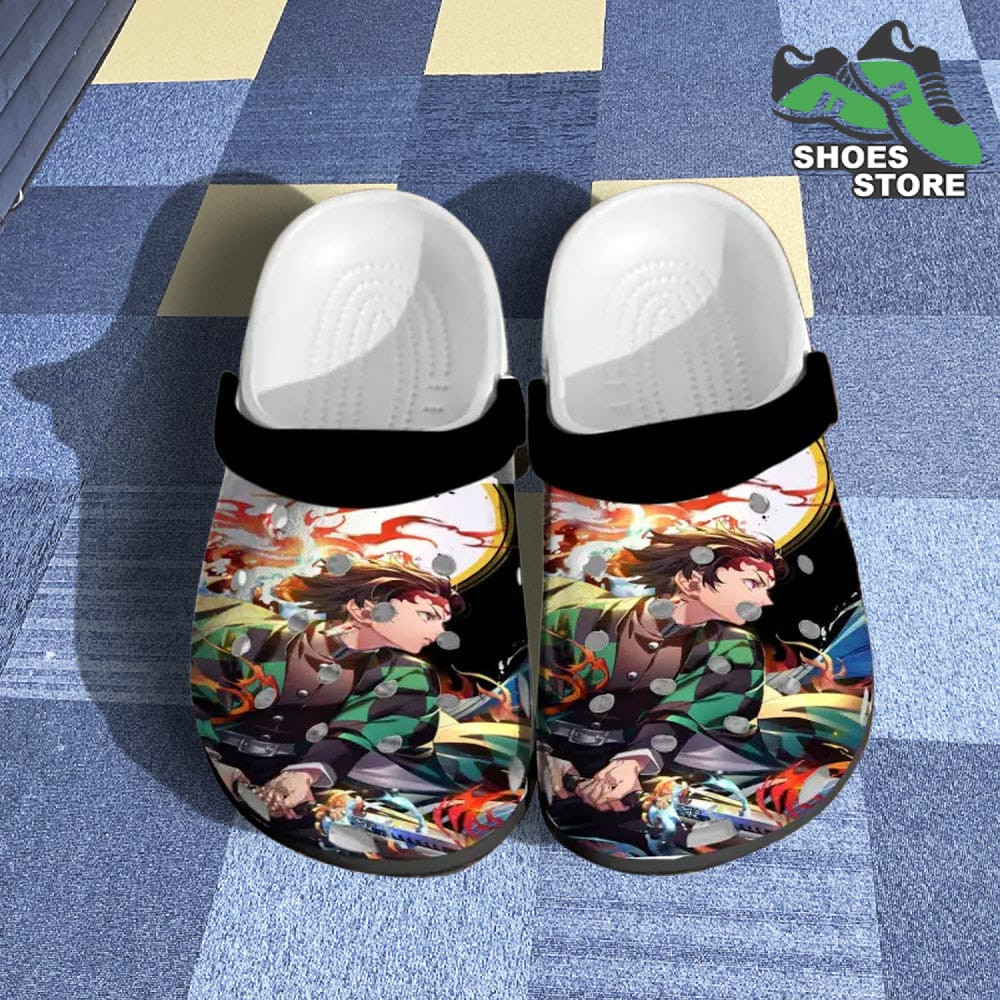 Tanjiro Demon Slayer Anime Crocs.jpg