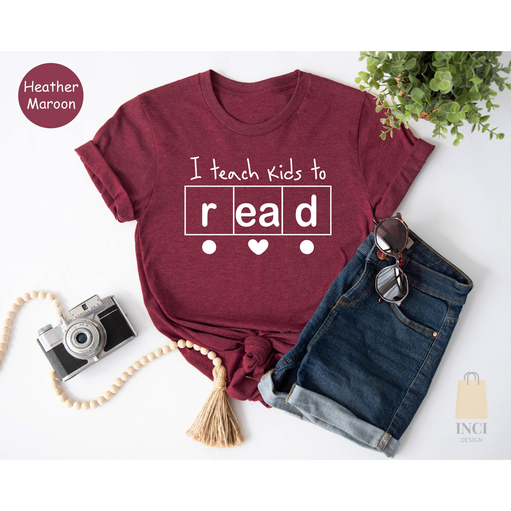 I Teach Kids To Read Shirt, Teacher Shirts, Funny Teacher Shirt, Reading Teacher Shirt, Reading Specialist Shirt, Spelling Shirt, School Tee - 2.jpg