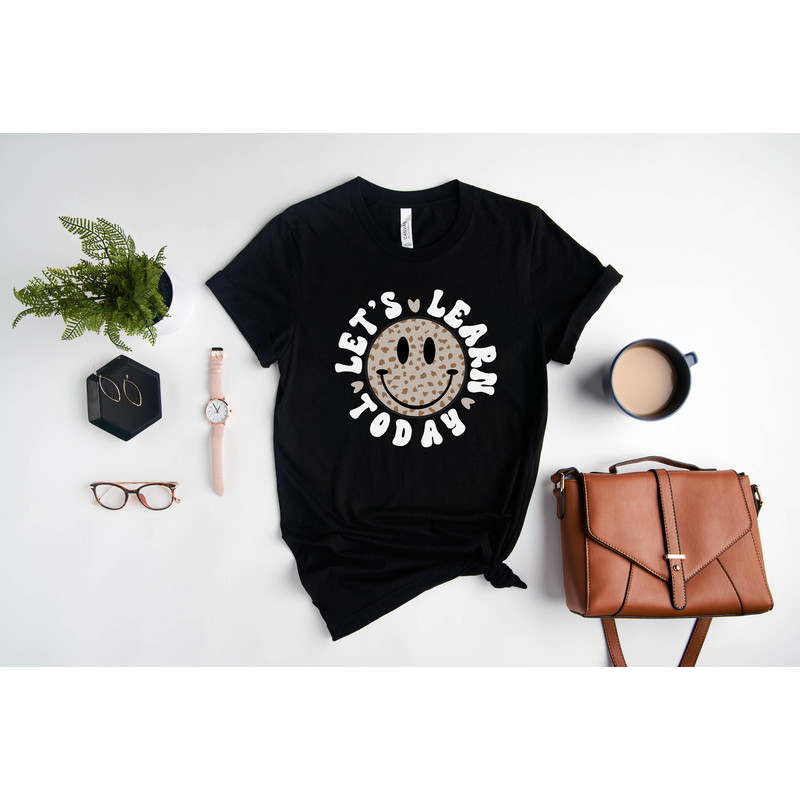 Let's Learn Today Shirt, Leopard Teacher Shirt, Teacher Life Shirt, Teacher Appreciation Gift, Inspirational Teacher Shirt, Teacher Tshirt - 4.jpg