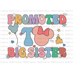 Promoted To Big Sister Svg, Family Trip Svg, Vacay Mode Svg, Magical Kingdom Svg, Svg, Png Files For Cricut Sublimation