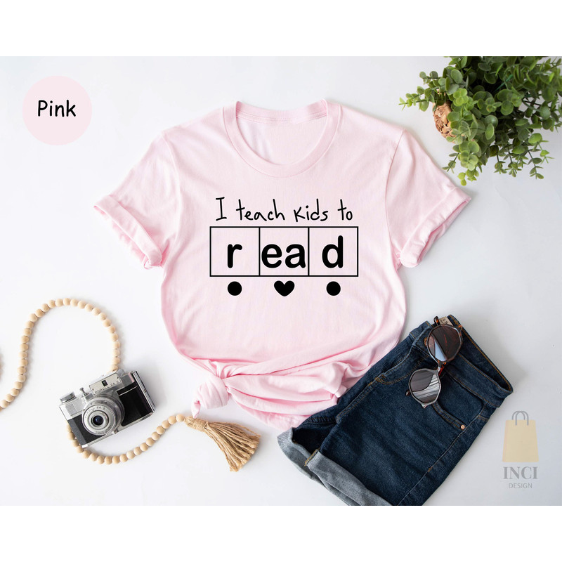 I Teach Kids To Read Shirt, Teacher Shirts, Funny Teacher Shirt, Reading Teacher Shirt, Reading Specialist Shirt, Spelling Shirt, School Tee - 5.jpg