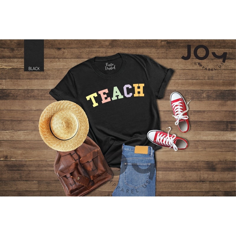 Retro Teacher Shirt,Teacher Gift,Teach Shirt,Back to School Shirt,Teacher Life Shirt,New Teacher Gift,Teacher Appreciation,Elementary Teach - 1.jpg