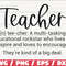 Teacher Definition SVG Cut File Cricut Commercial use Silhouette DXF file Teacher Shirt Teacher Life SVG School Svg - 1.jpg