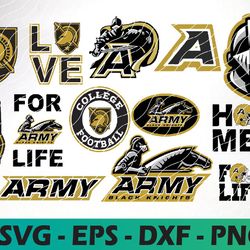 army black kinght football team svg, army black kinght svg, logo bundle instant download