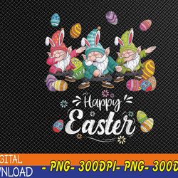 Gnome Easter Women Happy Easter, Easter Girls Boys Svg, Eps, Png, Dxf, Digital Download