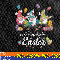gnome easter women happy easter, easter girls boys svg, eps, png, dxf, digital download