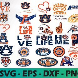 auburn tigers football team svg, auburn tigers svg, logo bundle instant download