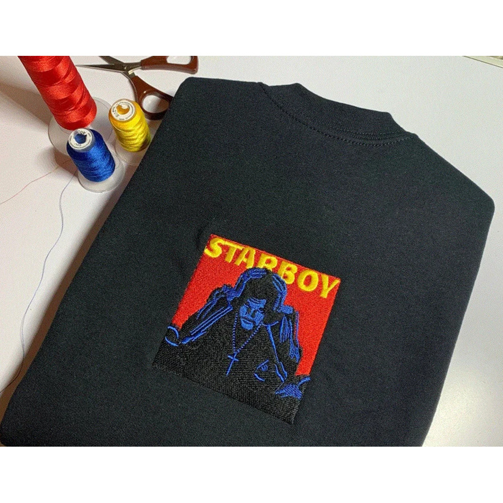 Starboy The Weeknd Xo Embroidered Sweatshirt.png