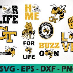 georgia tech yellow football team svg,georgia tech yellow svg, logo bundle instant download
