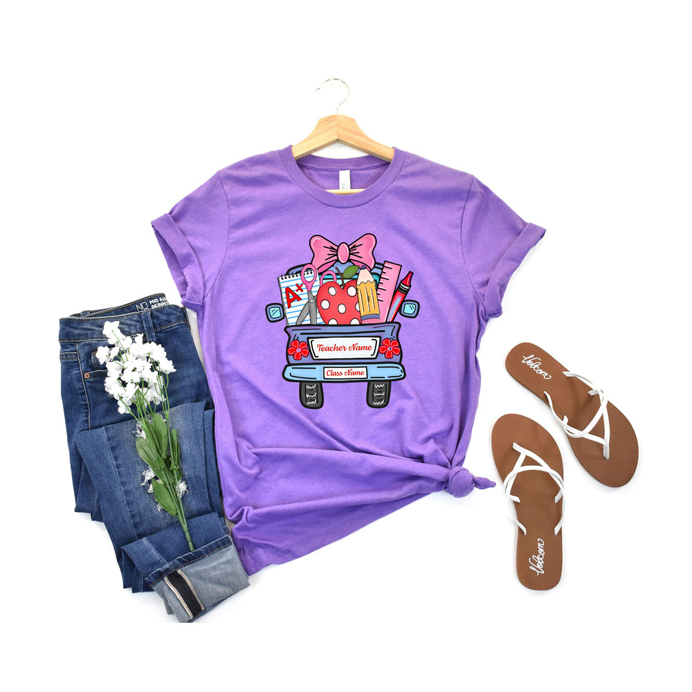 Custom Teacher T-Shirt, Teacher Team Shirt, Personalized School Shirt, Customized Teacher Name Shirt, Teacher Gift, Elementary Teacher Shirt - 6.jpg