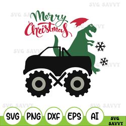 santa dinosaur svg, christmas dinosaur svg, santa saurus christmas t-rex svg, merry christmas svg, boy christmas svg