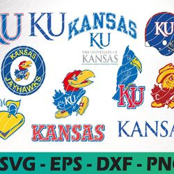kansas jayhawks football team svg, kansas jayhawks svg, logo bundle instant download