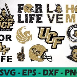 u c f knights football team svg, u c f knights svg, logo bundle instant download