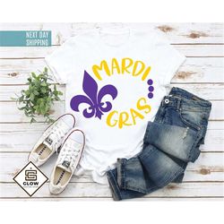 fleur de lis shirt, mardi gras shirt, mardi gras festival shirt, purple green gold tee, carnival gift tee, mardi gras ce