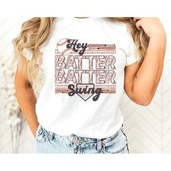 hey batter batter swing tee, baseball shirt, baseball game tee, ballpark shirt, baseball mom shirt, baseball season tee,
