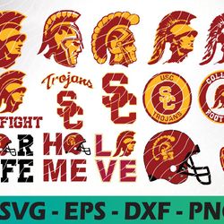 U S C Trojans Football Team svg, U S C Trojans svg, Logo bundle Instant Download