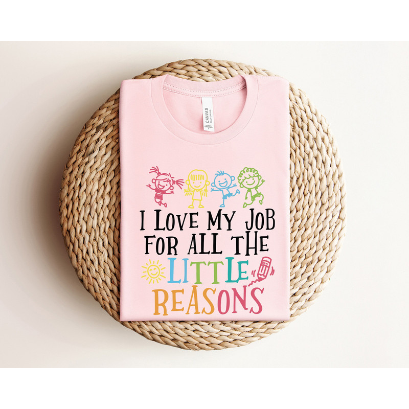 I Love My Job for All the Little Reasons Shirt, Teacher Love Outfit, Teacher Gift, Science T-Shirt, Teacher School, School Counselor - 1.jpg