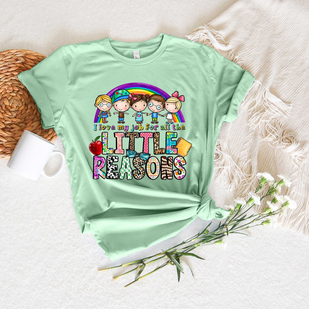 I Love My Job for All the Little Reasons Shirt, Teacher Love Outfit, Teacher Gift, Science T-Shirt, Teacher School, School Counselor - 1.jpg