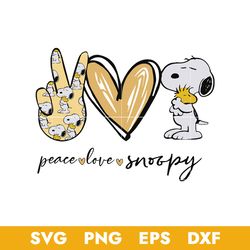 peace love snoopy svg, snoopy svg, halloween svg, png dxf eps digital file