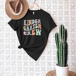 kindergarten crew t-shirt, kindergarten teacher shirt, kindergarten crew tee, team kindergarten shirt, retro kindergarte