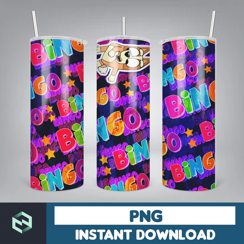 Tumbler Wraps Bluey 20oz Sublimation Designs, Character for StraightTapered Png, Tumbler PNG File Digital Download (4).jpg