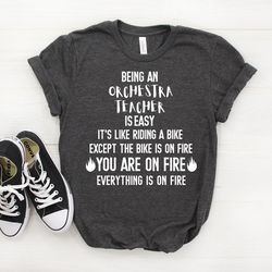 orchestra teacher shirt, orchestra teacher gift, orchestra teacher tshirt, orchestra teacher tee, being an orchestra tea
