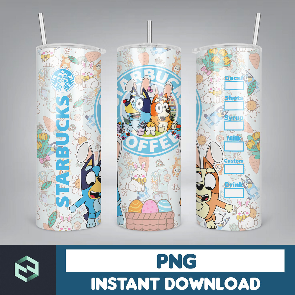 Tumbler Wraps Bluey 20oz Sublimation Designs, Character for StraightTapered Png, Tumbler PNG File Digital Download (8).jpg